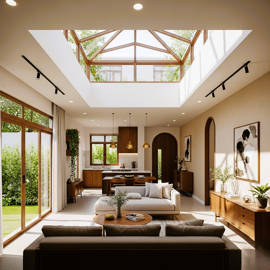Nhà phố 3 tầng – Ánh sáng & Sự riêng tư